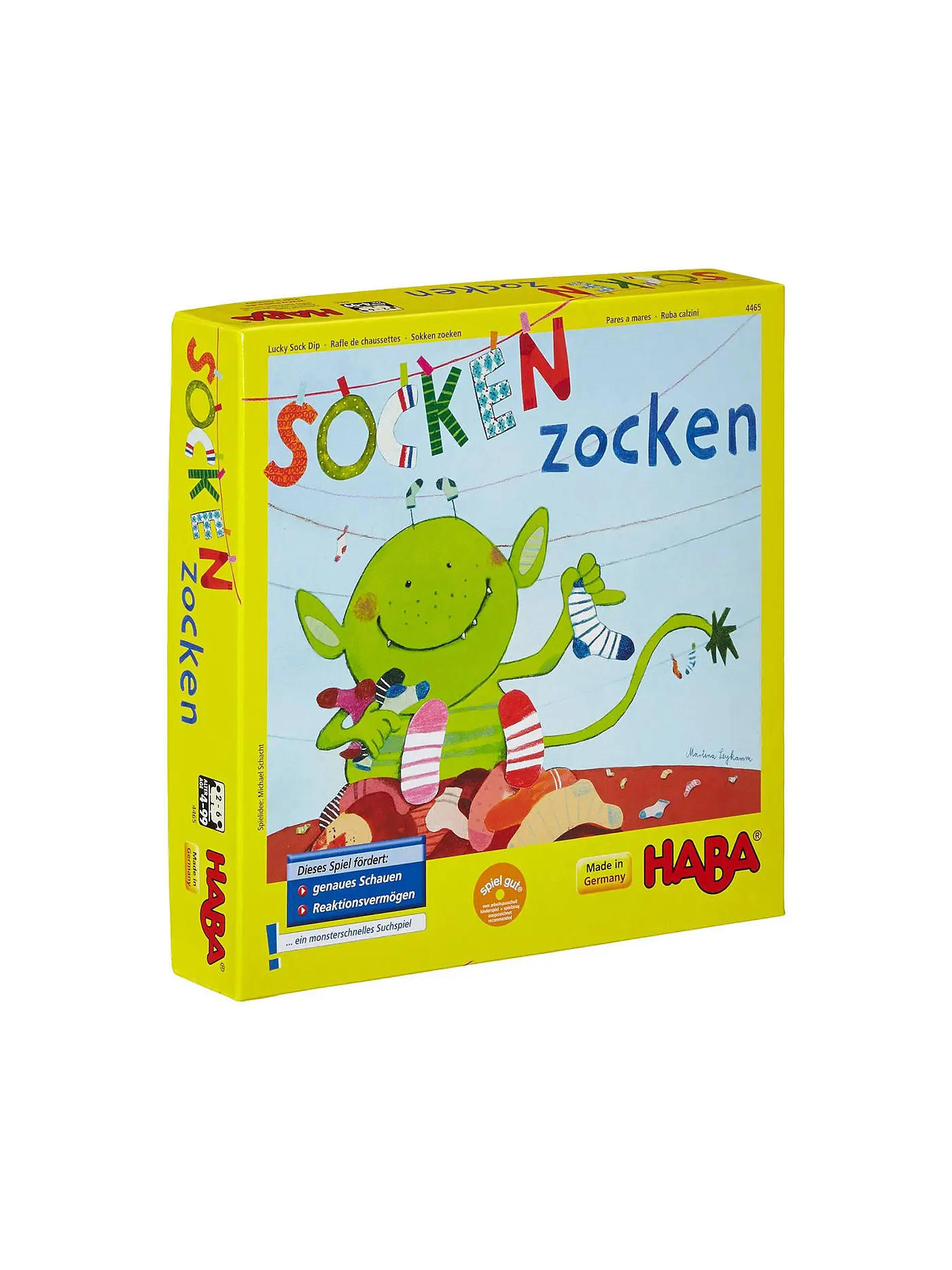 HABA | Kinderspiel - Socken Zocken | 